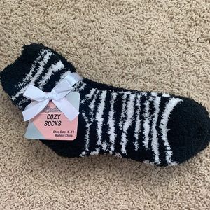 Four pairs of fuzzy socks